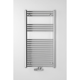ALYA vykurovacie teleso rovné 600x1118 mm, stredové pripojenie, 364W, chróm 1145-10