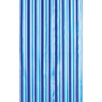 Sprchový záves 180x180cm, vinyl, modrá, pruhy ZV011