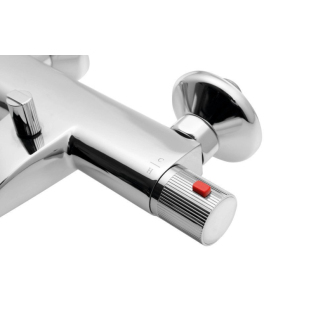 Aqualine ACTION nástenná vaňová termostatická batéria, chróm MB106