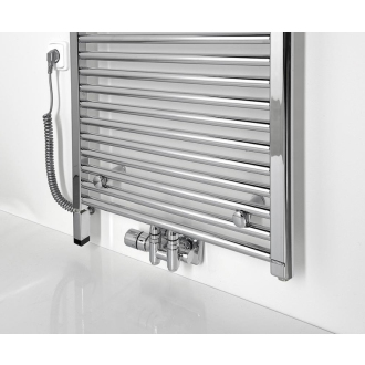 ONE D vykurovacia tyč s termostatom, 200 W, ľavá, chróm ONE-DL-C-200