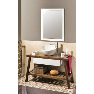 DOME OBLIQUO keramické umývadlo 44,5x26,5(11,5)x44,5 cm, na dosku, bez prepadu WH031