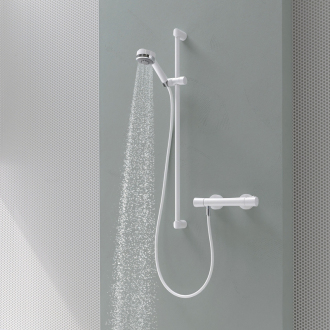 KLUDI ZENTA 1S WHITE sprchový set 90cm 6085091-00 BIELA