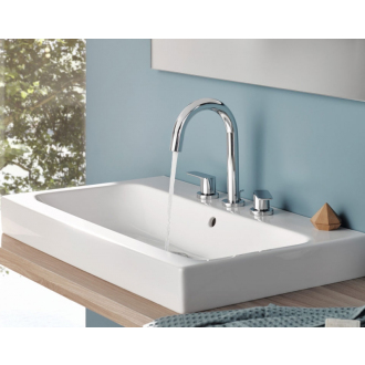 KLUDI PURE&amp;STYLE trojotvorová umývadlová batéria 403930575 s výpustou