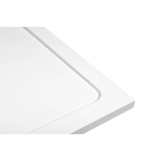 TECMI sprchová vanička z liateho mramoru, štvorec 90x90x3 cm PQ009