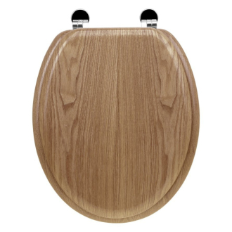 AQUALINE WC sedátko, MDF, dub 1705-10