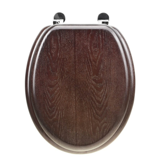 AQUALINE WC sedátko, MDF, orech 1705-11