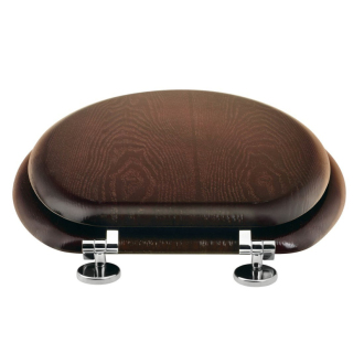 AQUALINE WC sedátko, MDF, orech 1705-11
