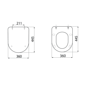 PAULA WC sedátko, Slim soft close, duroplast, zlatá (KC4080.A0) KC0903