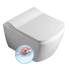 GLANC WC závesné rimless, 37x51,5 cm GC321