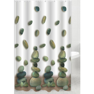 Záves 180x200cm, 100% polyester, kamene 23031