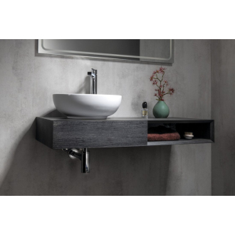 RONDANE keramické umývadlo priemer 40x14 cm, na dosku AR435