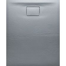 ACORA vanička z liateho mramoru, obdĺžnik 120x80x3, 5cm, šedá, dekor kameň AC024
