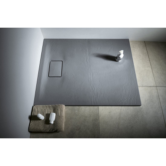 ACORA vanička z liateho mramoru, obdĺžnik 120x90x3, 5cm, šedá, dekor kameň AC025