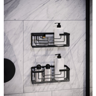 SMART polica, 252x86x102mm, čierna mat 2419-14