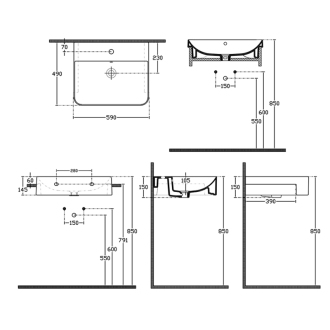 SOTT AQUA polozápustné 10SQ51058