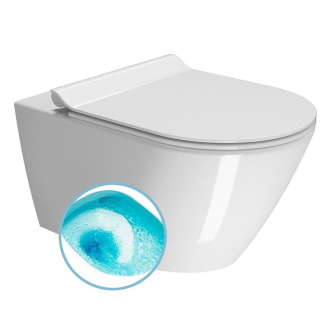 KUBE X WC závesné, splachovanie SWIRLFLUSH, 55x36 cm 941511