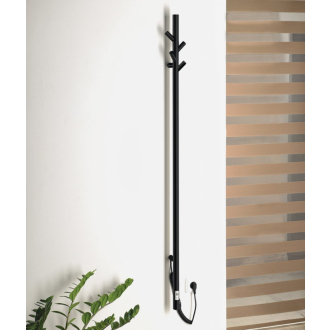 PASADOR El. sušiak uterákov s časovačom, okrúhly, 150x1500 mm, 30 W, čierna mat ER175BT