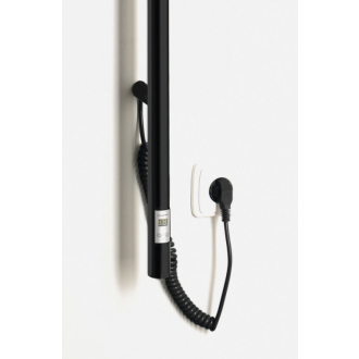 PASADOR El. sušiak uterákov s časovačom, okrúhly, 150x1500 mm, 30 W, čierna mat ER175BT