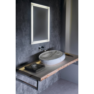 DALMA keramické umývadlo 68x44x16, 5 cm, carrara MM317