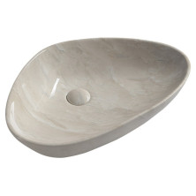 DALMA keramické umývadlo 58,5x39x14 cm, marfil MM227