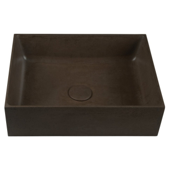 FORMIGO betónové umývadlo, 47,5x13x36,5 cm, tmavo hnedá FG014