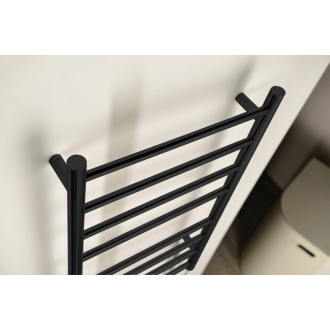 REDONDO Elektrický sušiak uterákov s časovačom, okrúhly, 500x900 mm, 75 W, čierna mat ER220BT