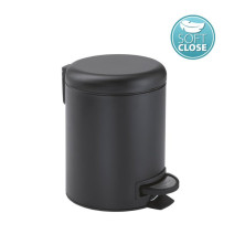 POTTY odpadkový kôš 3l, Soft Close, čierna mat 320914