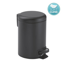 POTTY odpadkový kôš 5l, Soft Close, čierna mat 330914
