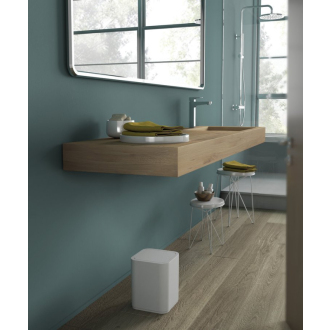 SEVENTY odpadkový kôš výklopný, 8 l, plast ABS, biela 630922