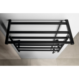 ELZOR elektrický sušiak uterákov 500x470mm, 50W, čierna mat EB510