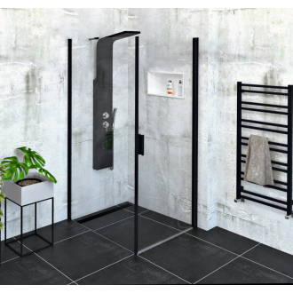 Zoom Line Black obdĺžnikový sprchovací kút 800x900mm L/P variant ZL1280BZL3290B