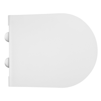 AVVA WC Slim sedátko s pomalým zatváraním, biela/chróm 100787