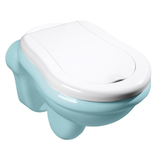 RETRO WC sedátko Soft Close, duroplast, biela/chróm 108901