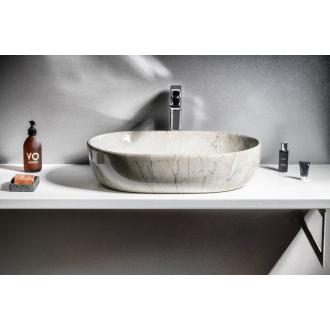 DALMA keramické umývadlo 59x14x42 cm, grigio MM413