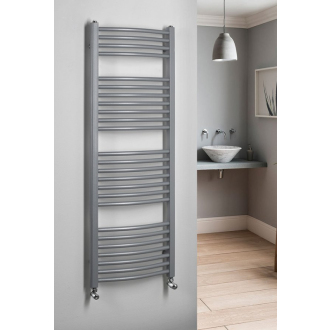 ORBIT vykurovacie teleso s bočným pripojením 450x1320 mm, 572 W, strieborná štrukturálna ILA34E