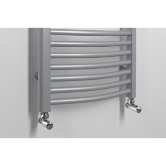 ORBIT vykurovacie teleso s bočným pripojením 450x1320 mm, 572 W, strieborná štrukturálna ILA34E