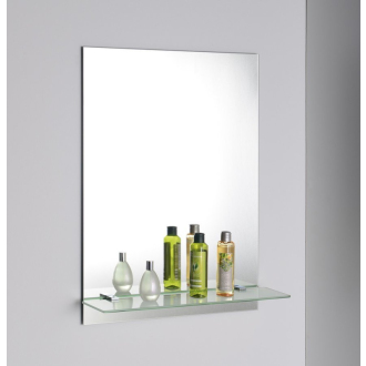 Zrkadlo 60x80cm, vrátane závesov, s otvormi pre policu 22430