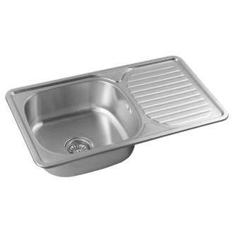 Aqualine Nerezový vstavaný drez 76x18x42 cm AQ7642B