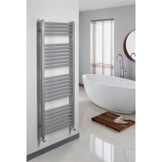 DIRECT vykurovacie teleso s bočným pripojením 450x1320 mm, 564 W, strieborná štrukturálna ILS34E