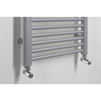 DIRECT vykurovacie teleso s bočným pripojením 450x1320 mm, 564 W, strieborná štrukturálna ILS34E