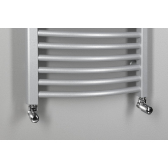 ORBIT vykurovacie teleso s bočným pripojením 450x990 mm, 432 W, strieborná štrukturálna ILA94E