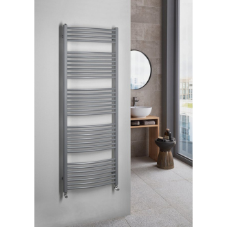 ORBIT vykurovacie teleso s bočným pripojením 600x1700 mm, 909 W, strieborná štrukturálna ILA66E