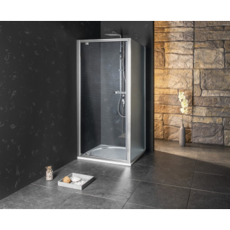 SIGMA SIMPLY sprchové dvere otočné, 880-920 mm, sklo Brick GS3899