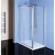 Easy Line obdĺžnikový sprchovací kút 1100x700mm L/P variant, brick sklo EL1138EL3138
