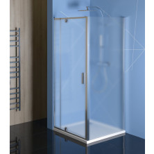 Easy Line obdĺžnik/štvorec sprchovací kút pivot dvere 800-900x800mm L/P variant, brick sklo