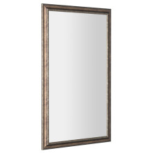 ROMINA zrkadlo v drevenom ráme 580x980mm, bronzová patina NL398
