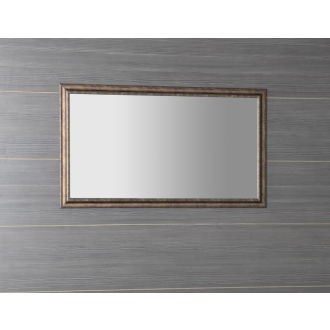 ROMINA zrkadlo v drevenom ráme 580x980mm, bronzová patina NL398