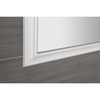 AMBIENTE zrkadlo v drevenom ráme 720x920mm, starobiela NL705