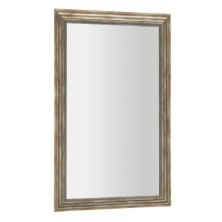 DEGAS zrkadlo v drevenom ráme 616x1016mm, čierna/starobronz NL731