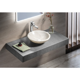 BLOK kamenné umývadlo priemer 40 cm, leštený víly mramor 2401-34